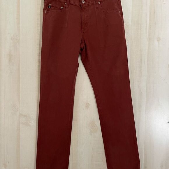 AG Adriano Goldschmied the graduate tailored leg rust pants jeans, size 14 - Picture 8 of 16